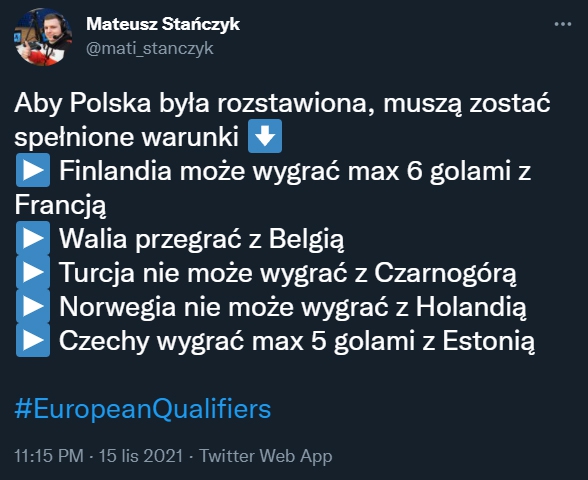 TE WARUNKI muszą zostać spełnione, żeby Polska była rozstawiona!